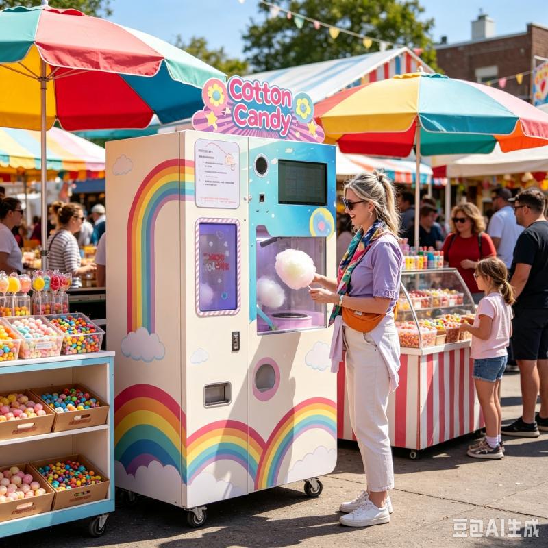 Cotton Candy Vending Machine A - Candy Floss Machine recension och pris