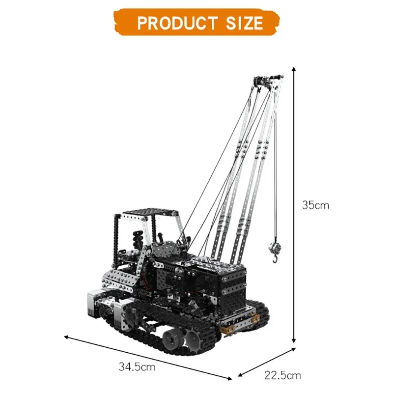DIY Metal RC Crane Electric Ho - Claw Crane Machine recension och pris