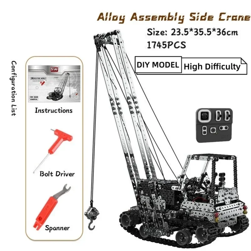 DIY Metal RC Crane Electric Ho - Claw Crane Machine recension och pris