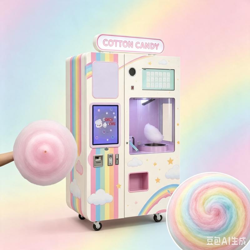 Smart Cotton Candy Vending Mac - Candy Floss Machine recension och pris