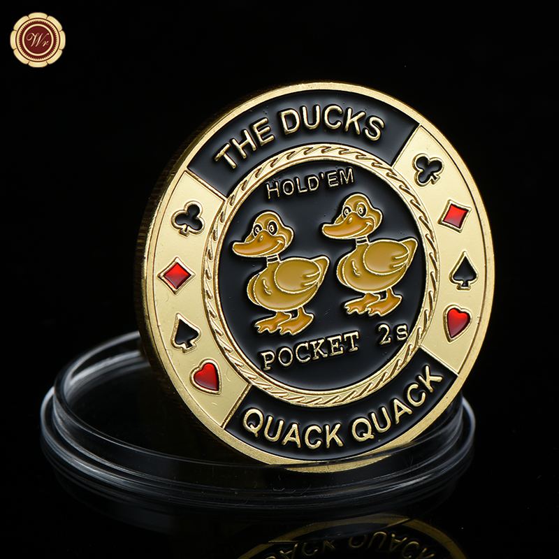 THE DUCKS Poker Casino Chips C - Token Coin Mechanism recension och pris