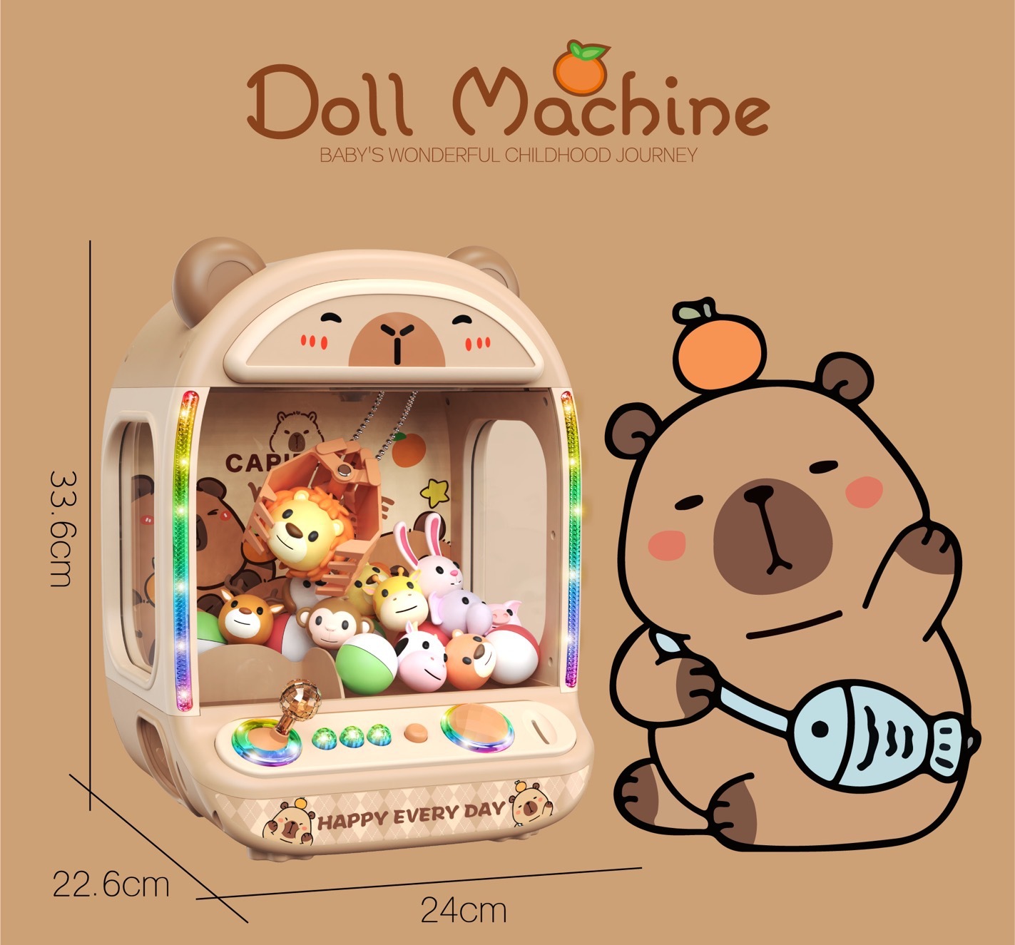 DIY Doll Machine Kids Coin Ope - Claw Crane Machine recension och pris