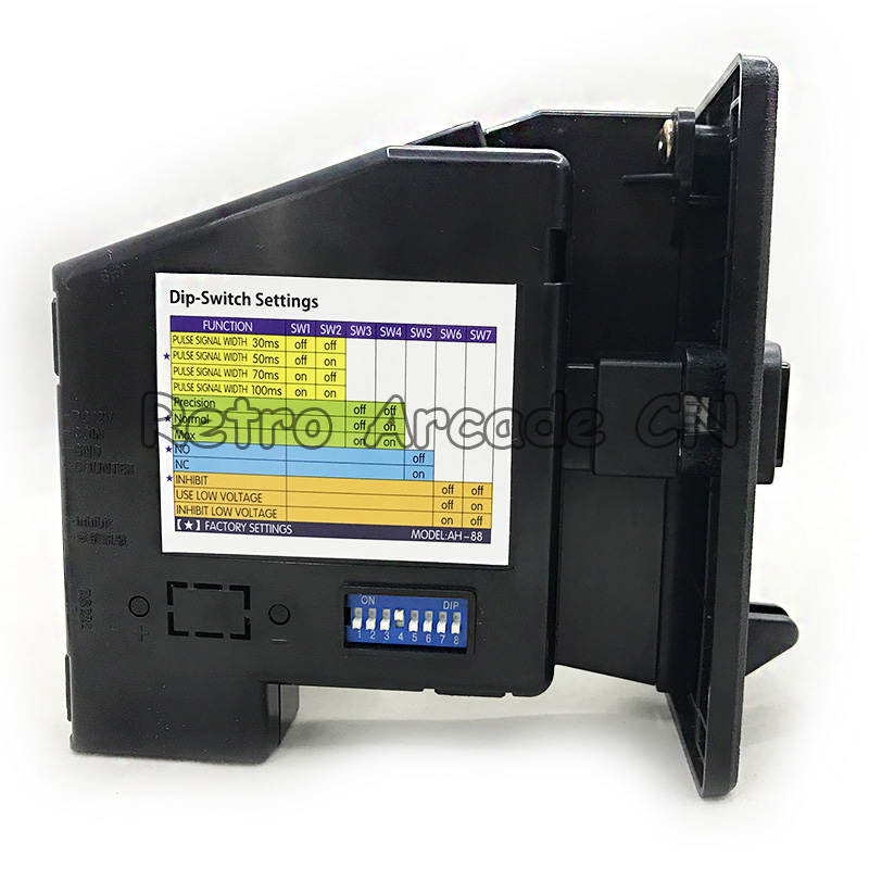CL LED Logo Multi Coin Accepto - Arcade Games Vending recension och pris
