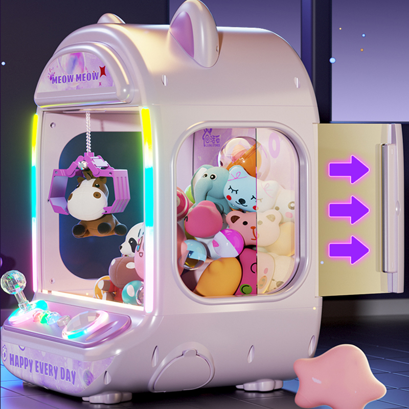 DIY Purple Automatic Doll Mach - Claw Crane Machine recension och pris