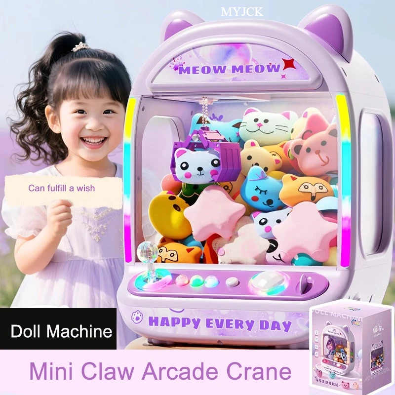 DIY Purple Automatic Doll Mach - Claw Crane Machine recension och pris