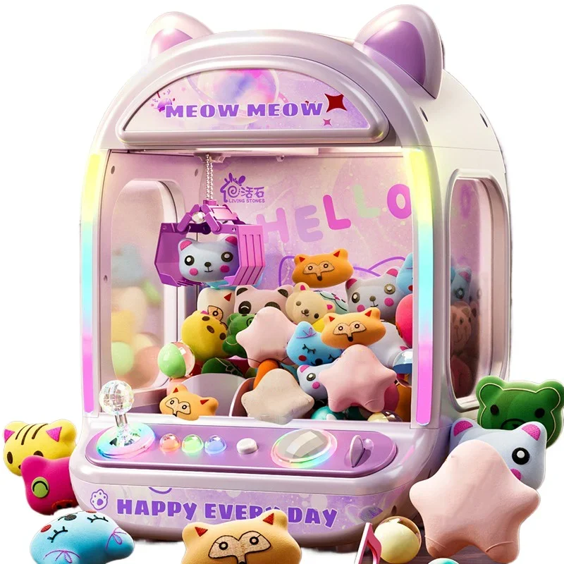 DIY Purple Automatic Doll Mach - Claw Crane Machine recension och pris